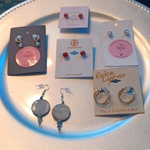 NWT 6 Pairs Pierced Earrings
